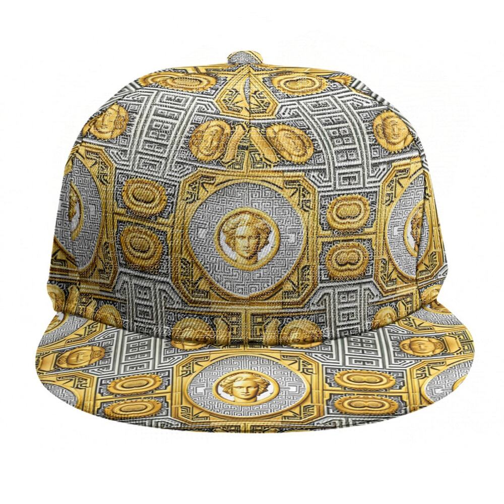 Baseball Cap With Flat Brim